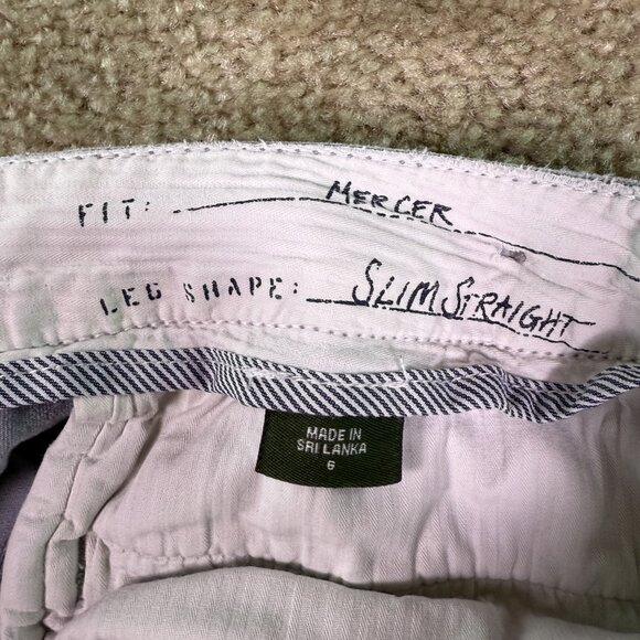 Eddie Bauer Womens Mercer Fit Gray Pants Slim Straight Sz 6 Mid Rise 32x30 E668 - Picture 5 of 14